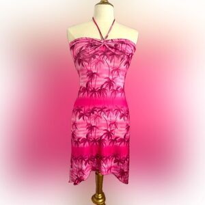 Gorgeous! Finesse hi-lo pink sunset halter dress! Perfect for vacation!